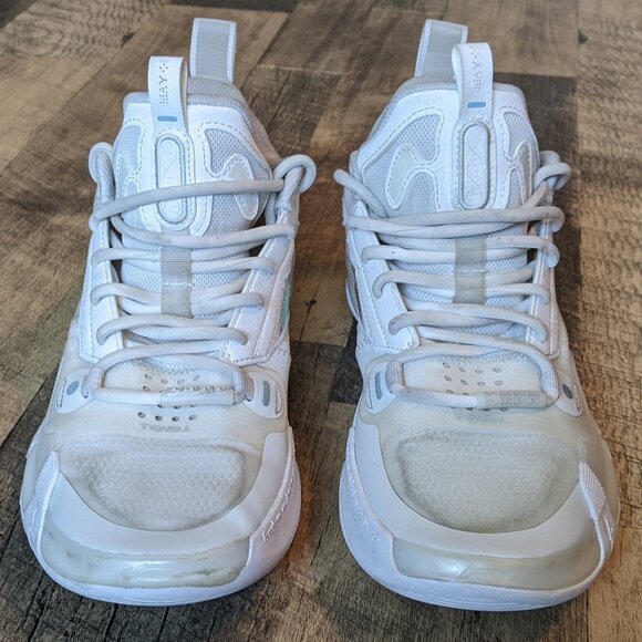 Women's White Athletic Shoes - Picture 4 of 8